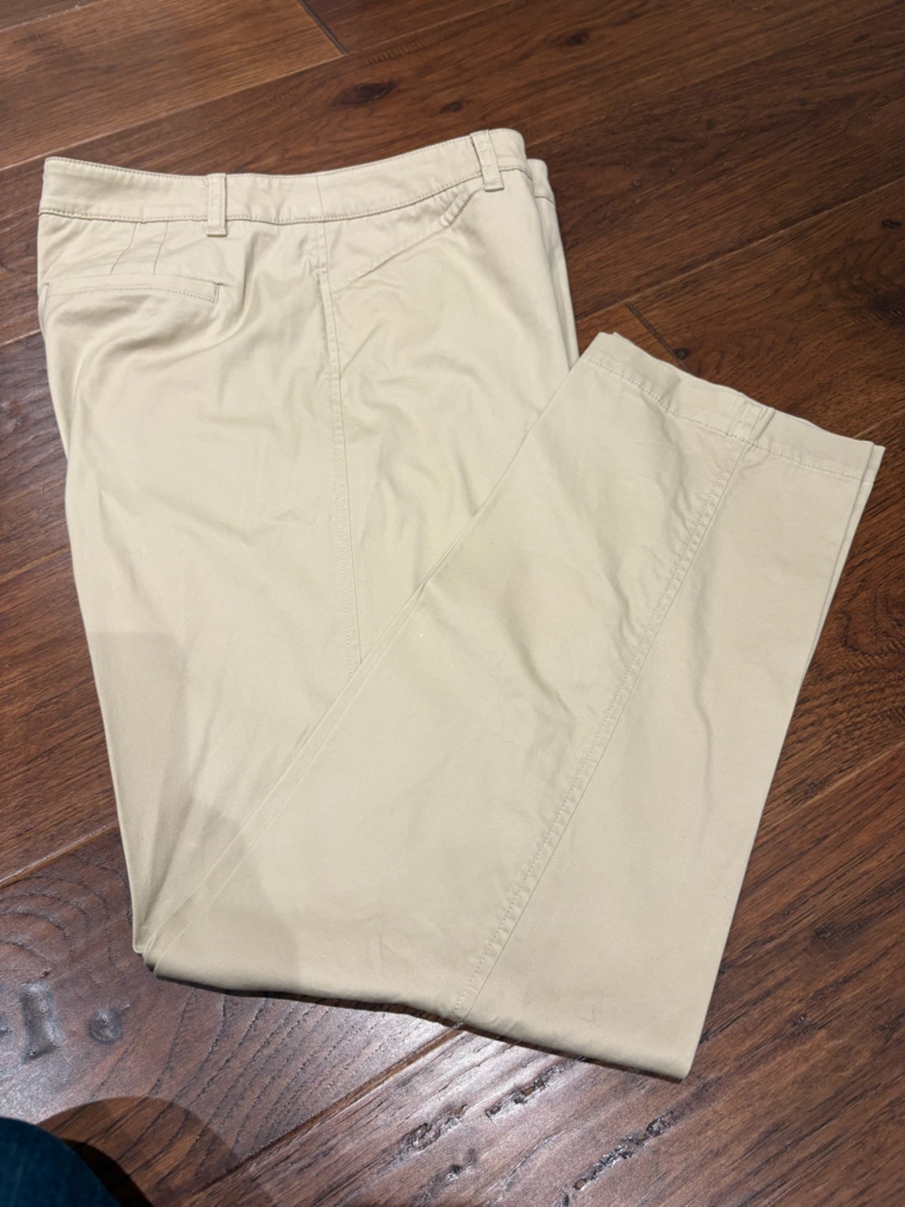 Talbots Khaki/Tan Straight-Leg Pants